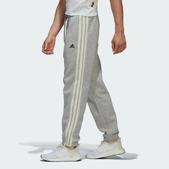 NEW adidas Winter 3-Stripes Pants GM0907 Grey - Picture 3 of 11